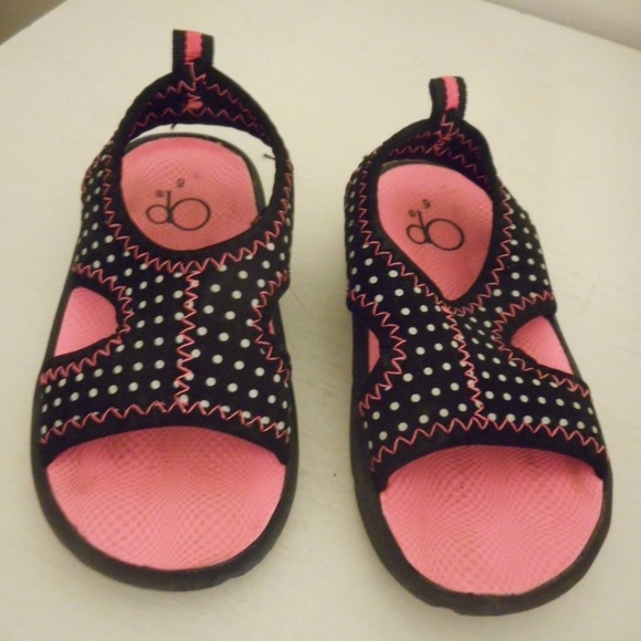 OP Other - Op Toddler Size 6 slip on black / white polka dot